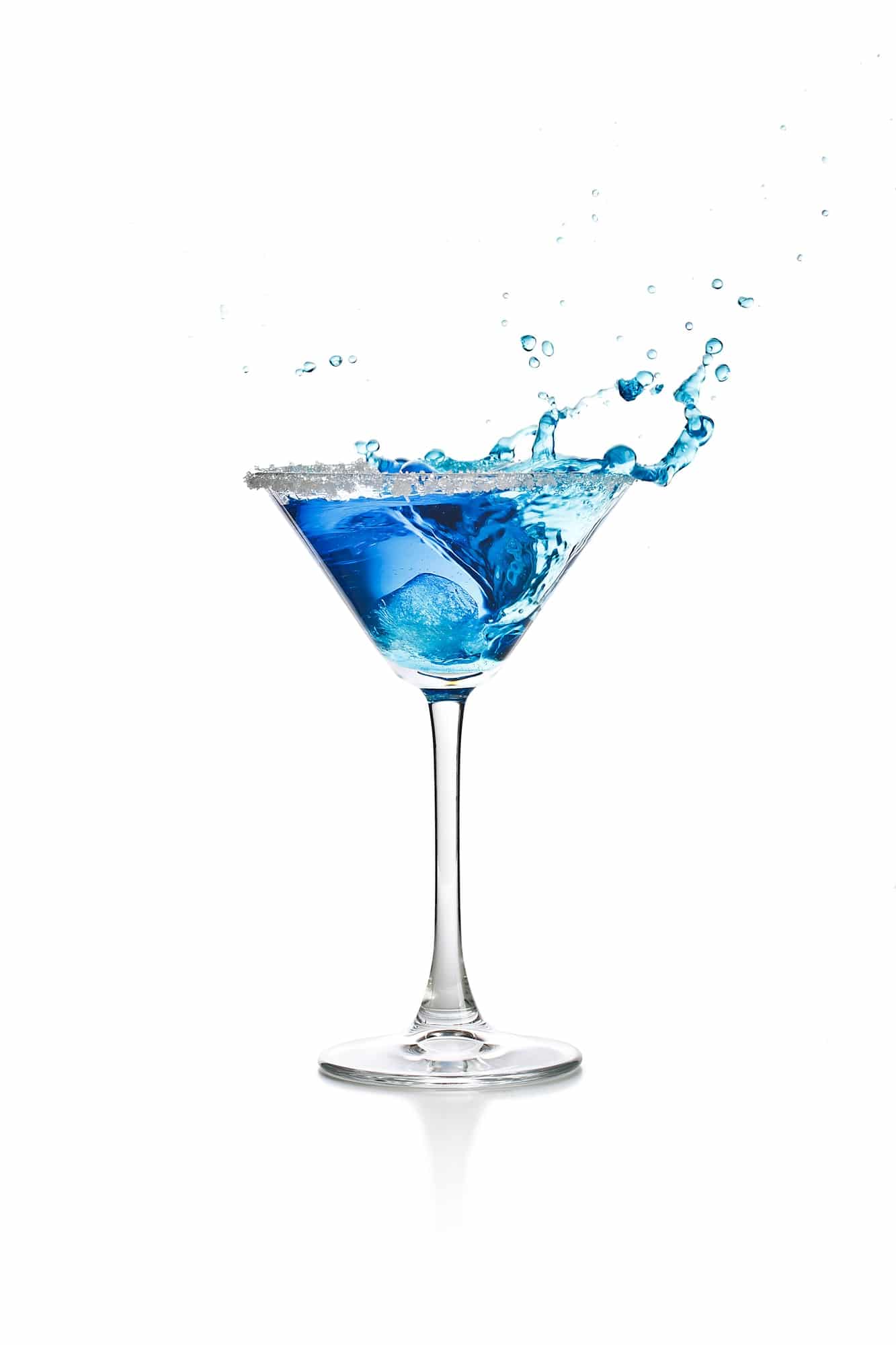 Blue curacao cocktail